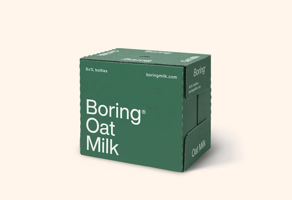 Boring Barista Oat Milk Box (6 x 1lt) - Grey Roasting Co