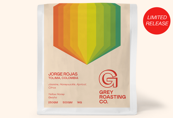 Jorge Rojas, Colombia - Geisha, Yellow Honey - Grey Roasting Co