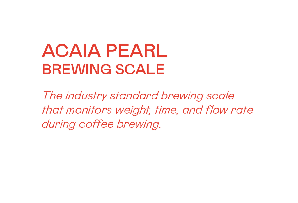 Acaia Pearl Brewing Scales (Black) - Grey Roasting Co
