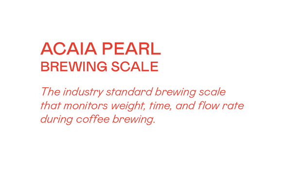 Acaia Pearl Brewing Scales (Black) - Grey Roasting Co